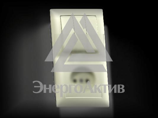 СЕЛЕНА  Блок Выключатель 3 клавишный 10А/ розетка 16А БКВР-410 скрытый слоновая кость (8172) купить по выгодной цене с доставкой