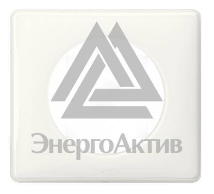 Рамка, однопостовая, белый глянец купить по выгодной цене с доставкой