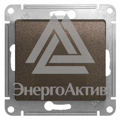 GLOSSA Кнопка нажимная схема 1 шоколад в рамку купить по выгодной цене с доставкой