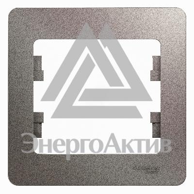 GLOSSA рамка 1-постовая платина купить по выгодной цене с доставкой