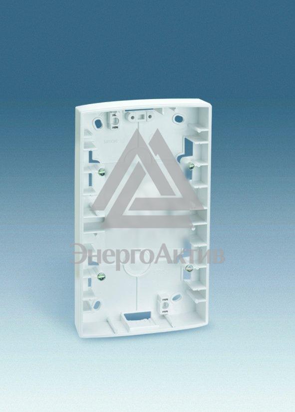 Коробка наружной установки на 2 поста,  89х158х27 mm, S82, графит купить по выгодной цене с доставкой