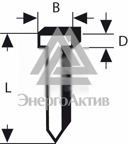 Гвозди T48 14мм (1000шт) (2.609.255.813) купить по выгодной цене с доставкой