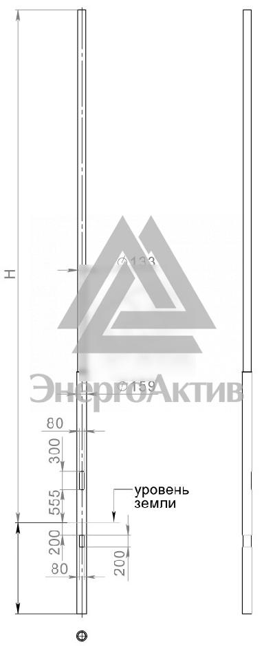 Опора ОП3-5,0-1,5 эмаль (В00001809) купить по выгодной цене с доставкой