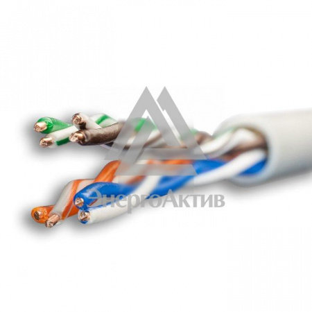 Витая пара UTP 4 пары AWG 25 Cat.5e внутренняя Cu Light (UTP 4x2x0,44 5e In/Cu) купить по оптовой цене с доставкой