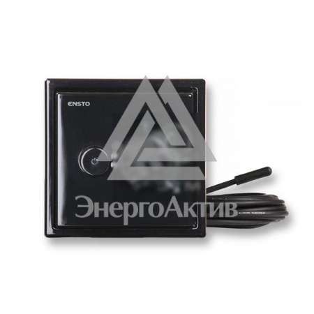 Термореггулятор ECOINTRO с датчиком температуры   пола и воздуха 16FRSW 2300W черный 16А (ECOINTRO16FRSW) купить по оптовой цене с доставкой