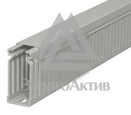 Распределительный кабельный канал LK4 60x25x2000 мм (ПВХ, серый) (LK4 60025) купить по оптовой цене с доставкой