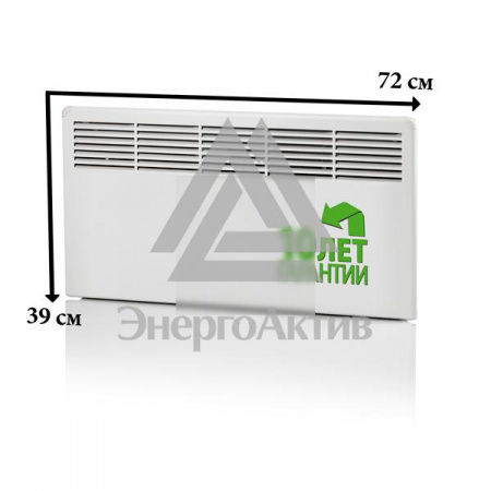 Конвектор 750W с механическим термостатом IP21 389мм (EPHBM07PR) купить по оптовой цене с доставкой