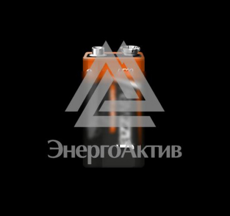 Элемент питания 6F22 (крона) солевой JAZZway Heavy Duty купить по оптовой цене с доставкой