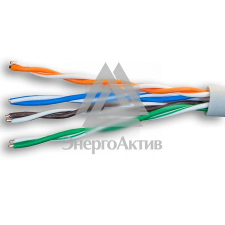 Витая пара UTP 4 пары AWG 24 Cat.5e внутренняя Cu Median (UTP 4x2x0,46 5e In/Cu) купить по оптовой цене с доставкой