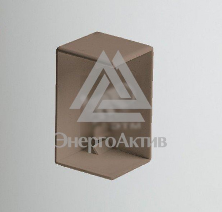 Заглушка для РКК-20х10 (коричневая) (ЗГЛ-20х10-К) купить по оптовой цене с доставкой