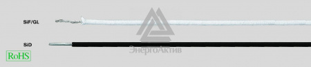 Провода специального назначения SiF/GL (1X1 QMM WEISS) купить по оптовой цене с доставкой