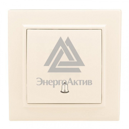 Кнопка звонка СП Минск 10А бежевый купить по оптовой цене с доставкой
