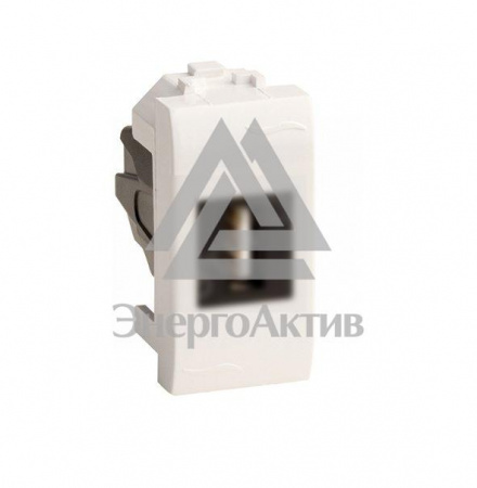 Розетка USB 2.0 Brava белая 1 модуль купить по оптовой цене с доставкой