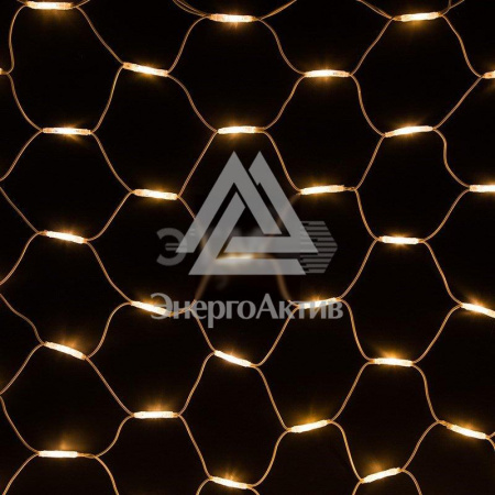 Гирлянда Сеть 2x3м, белый КАУЧУК, 432 LED ТЕПЛЫЙ БЕЛЫЙ купить по оптовой цене с доставкой