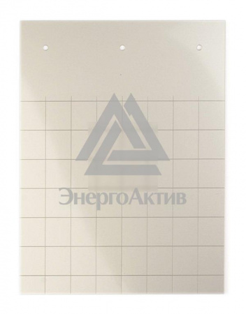 Табличка полужесткая. Установка в держатель. Для маркировки модульного оборудования. ПВХ-0,5. Серебристый (36 шт на 1 листе) купить по оптовой цене с доставкой