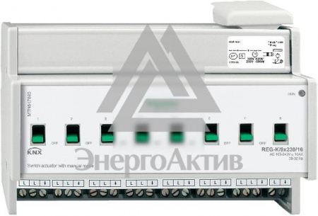 Актор для выключателя REG-K/8х230/16 с ручным управлением купить по оптовой цене с доставкой