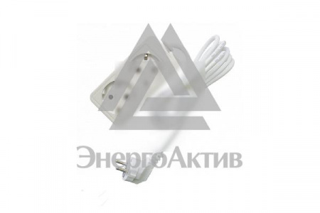 Удлинитель бытовой ТМ Союз 2200 Вт с заземлением 2 гнезда ПВС 1,5м купить по оптовой цене с доставкой