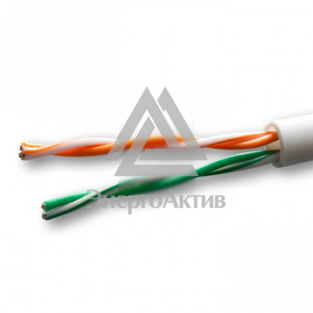 Витая пара UTP 2 пары AWG 24 Cat.5e внутренняя Cu Median (UTP 2x2x0,46 5е In/Cu) купить по оптовой цене с доставкой