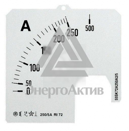 Шкала для амперметра SCL-A1-50/96 (SCL-A1-50/96) купить по оптовой цене с доставкой
