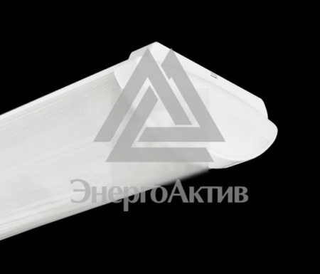 Светильник люминесцентный ЛПО-46-2х36-014 Luxe овальный призма ЭПРА (Поликарбонат) купить по оптовой цене с доставкой