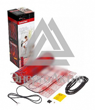 Греющий мат QuickNet (160 Вт/м2), размеры 0,5м x 2,0м  160Вт/ 230В, без термостата (R-QN-P-1,0M2/T0) купить по выгодной цене с доставкой