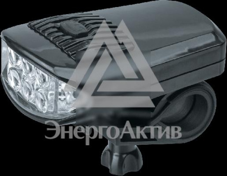 Фонарь светодиодный NPT-B08-3ААА 6LED 0.5Вт велосипедный пластик (14241) купить по оптовой цене с доставкой